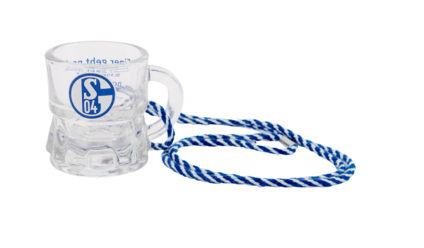 FC Schalke 04 - Schnapsglas mit Kordel